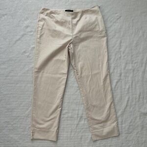 Lafayette 148 New York beige dressy trouser pants